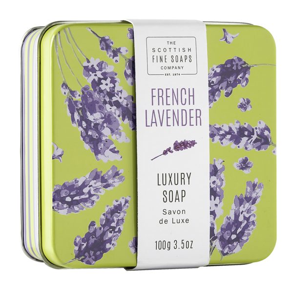French Lavender lawendowe mydło do ciała w puszce