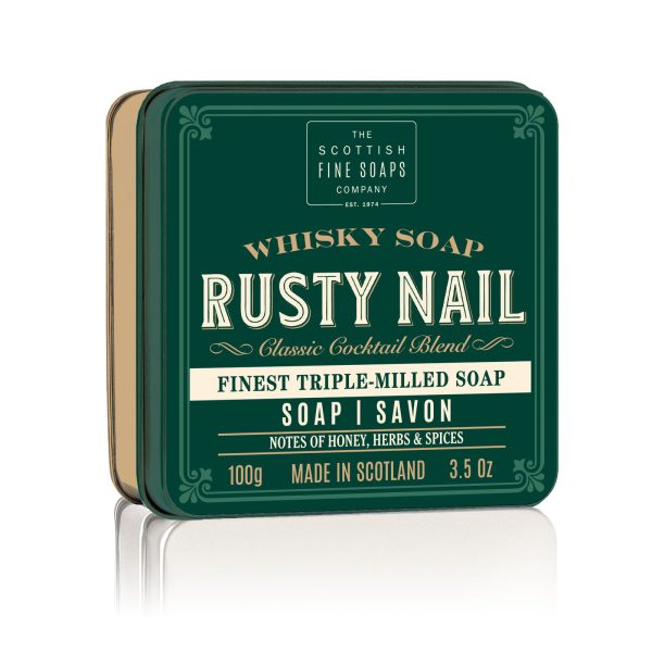 Whisky Rusty Nail mydło do ciała w puszce 100g
